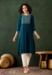 Picture of Wonderful Rayon Midnight Blue Kurtis & Tunic