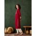 Picture of Taking Rayon Crimson Kurtis & Tunic