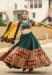 Picture of Statuesque Cotton Dark Green Lehenga Choli