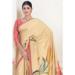 Picture of Exquisite Crepe & Silk Beige Saree