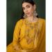 Picture of Fine Silk Dark Golden Rod Readymade Salwar Kameez