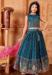 Picture of Radiant Chiffon Midnight Blue Kids Lehenga Choli