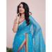 Picture of Sublime Chiffon Turquoise Saree