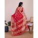 Picture of Gorgeous Chiffon Dark Red Saree