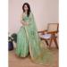 Picture of Well Formed Chiffon Dark Sea Green Saree