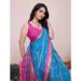 Picture of Well Formed Chiffon Deep Sky Blue Saree