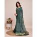 Picture of Marvelous Cotton & Silk Dark Sea Green Saree