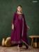 Picture of Gorgeous Silk Maroon Readymade Salwar Kameez