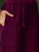 Picture of Gorgeous Silk Maroon Readymade Salwar Kameez