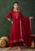 Picture of Enticing Silk Maroon Readymade Salwar Kameez