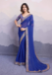 Picture of Nice Georgette Midnight Blue Saree