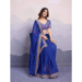 Picture of Nice Georgette Midnight Blue Saree