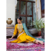 Picture of Marvelous Silk Golden Readymade Salwar Kameez