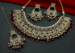 Picture of Amazing Maroon Necklace Set