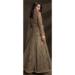 Picture of Pleasing Net Dark Olive Green Party Wear Gown