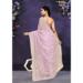 Picture of Sightly Satin & Silk & Organza Linen Saree