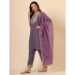 Picture of Comely Silk Purple Readymade Salwar Kameez