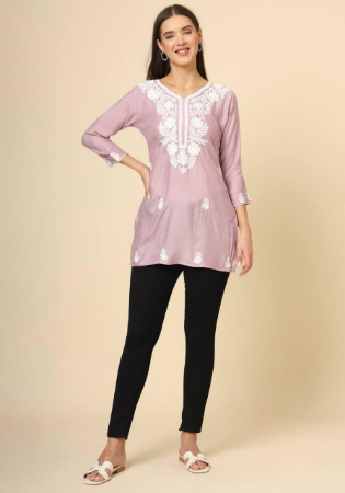 Picture of Beauteous Rayon Thistle Kurtis & Tunic