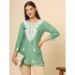 Picture of Grand Rayon Dark Sea Green Kurtis & Tunic