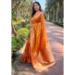 Picture of Elegant Organza Orange Saree