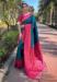 Picture of Lovely Silk Teal Saree