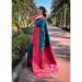 Picture of Lovely Silk Teal Saree