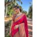 Picture of Nice Silk Dark Red Saree