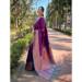 Picture of Stunning Silk Purple Saree