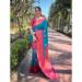 Picture of Magnificent Silk Teal Saree