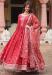 Picture of Delightful Chiffon Fire Brick Readymade Gown