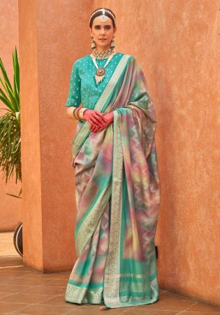 Picture of Bewitching Silk Dim Gray Saree