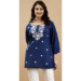 Picture of Bewitching Rayon Midnight Blue Kurtis & Tunic