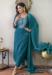 Picture of Classy Rayon Steel Blue Readymade Salwar Kameez