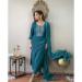 Picture of Classy Rayon Steel Blue Readymade Salwar Kameez