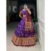 Picture of Ravishing Silk Dark Orchid Lehenga Choli