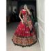 Picture of Superb Silk Fire Brick Lehenga Choli