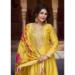 Picture of Shapely Silk Golden Rod Anarkali Salwar Kameez