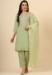 Picture of Delightful Silk Dark Khaki Readymade Salwar Kameez