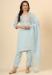 Picture of Silk Light Steel Blue Readymade Salwar Kameez