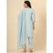 Picture of Silk Light Steel Blue Readymade Salwar Kameez