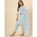 Picture of Silk Light Steel Blue Readymade Salwar Kameez