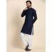 Picture of Lovely Rayon Navy Blue Kurtas