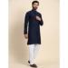 Picture of Lovely Rayon Navy Blue Kurtas