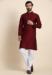 Picture of Pleasing Rayon Maroon Kurtas