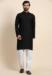 Picture of Fine Rayon Black Kurtas