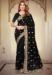 Picture of Lovely Georgette Black Saree