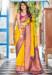 Picture of Stunning Silk Golden Saree