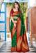 Picture of Graceful Silk Forest Green Saree