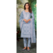 Picture of Rayon & Cotton Light Slate Grey Readymade Salwar Kameez