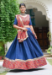 Picture of Comely Rayon Steel Blue Lehenga Choli